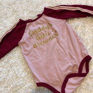 Grananimals long sleeve 24M snap crotch pink shirt